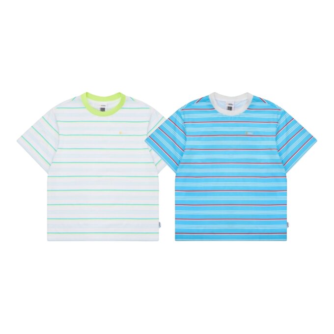 KIDS 쿨 스트라이프 반팔 티셔츠 K262UTS410